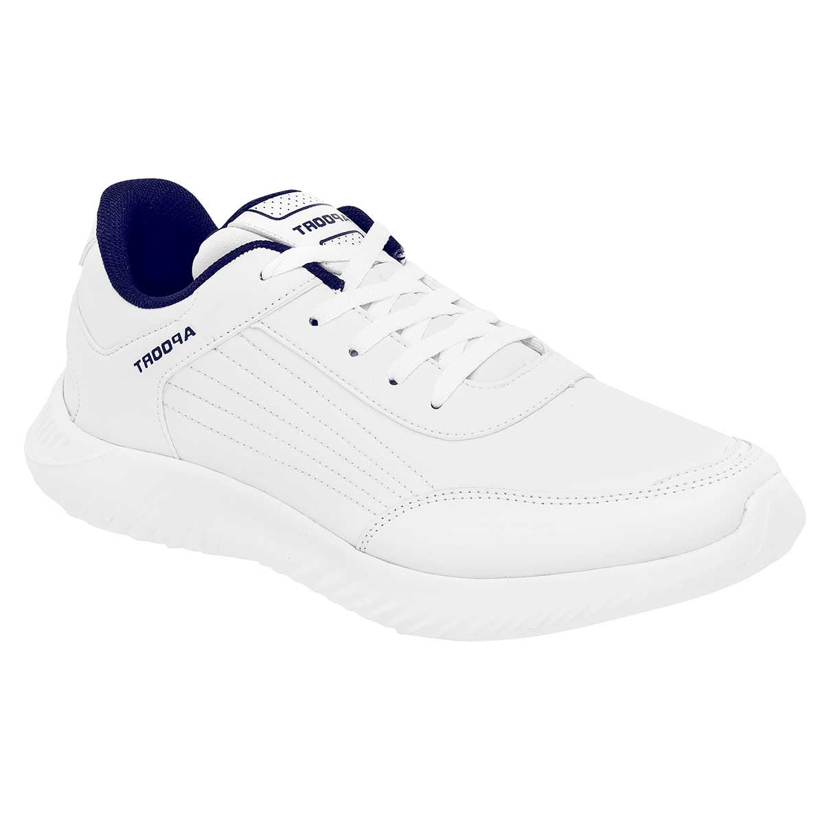 Tenis urbanos Exterior Sintético Color Blanco Con Marino Para Mujer De Apoort