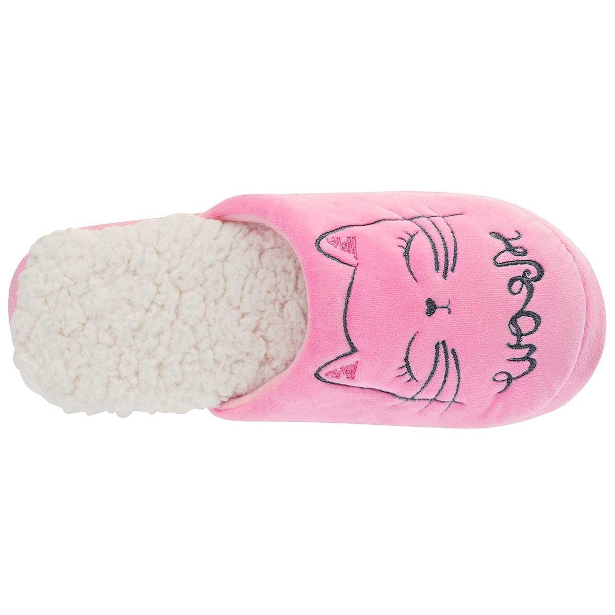 Pantuflas Exterior Textil Color Rosa Para Mujer De Arra