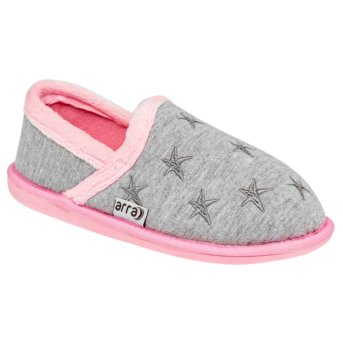 Pantuflas Exterior Textil Color Gris Para Mujer De Arra