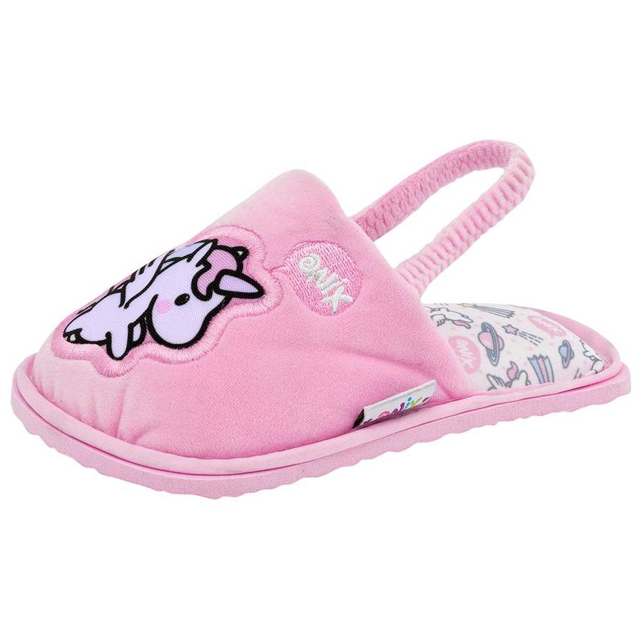 Pantuflas Para Niñas Color Rosa de Unicornios