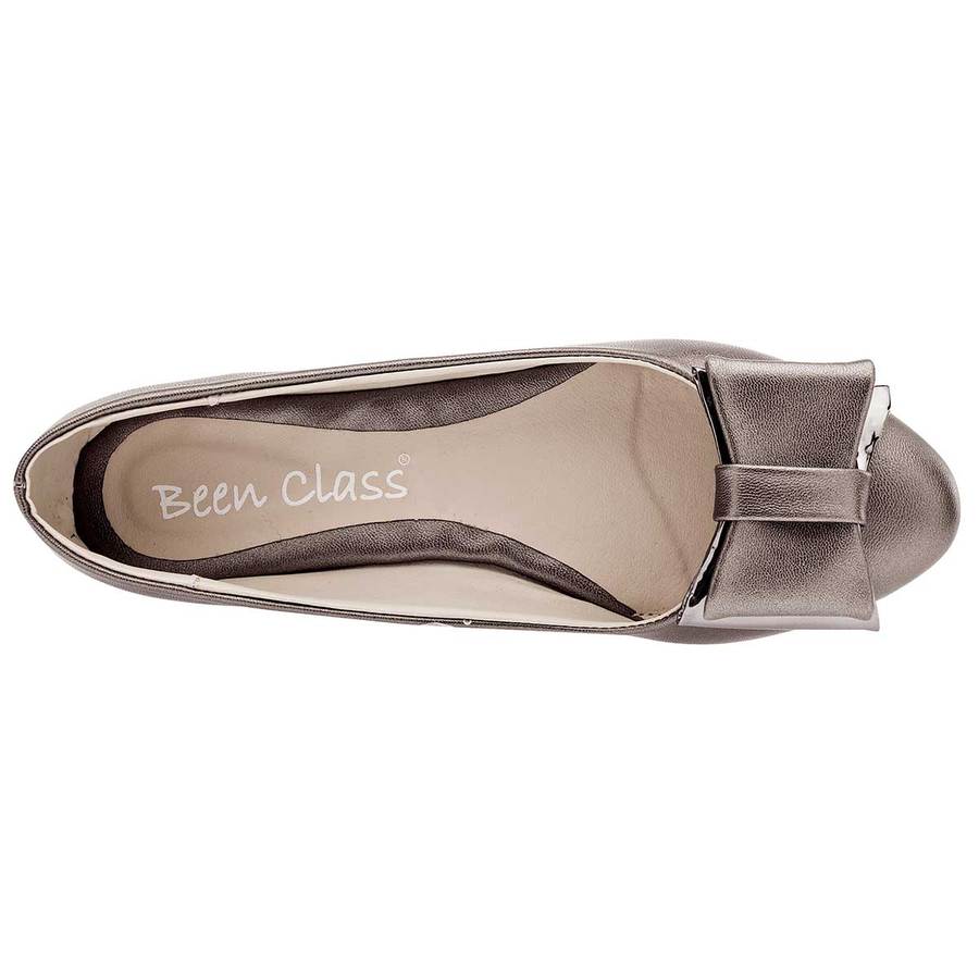 Flats clasicas Exterior Piel sintética Color Gris de Been Class