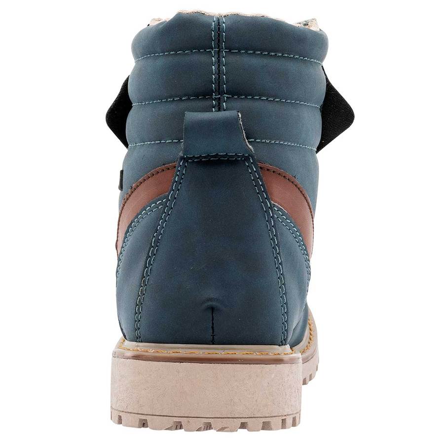 Botas casuales Exterior Piel sintética Color Azul de RBCOLLECTION