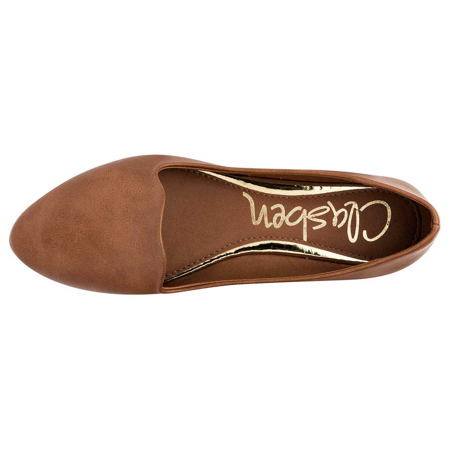 Loafers Exterior Piel sintética Color Camel de Clasben