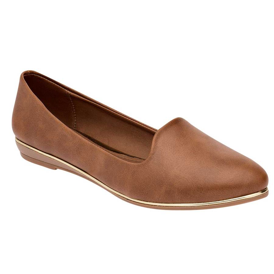 Loafers Exterior Piel sintetica Color Camel de Clasben