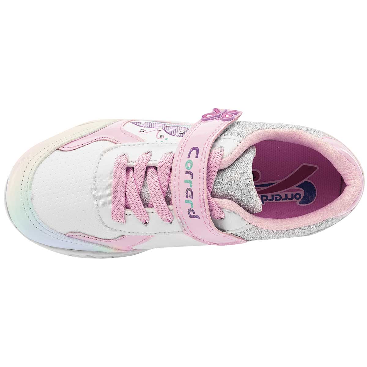 Tenis deportivos Exterior Sintético Color Blanco Para Niña De Correrd