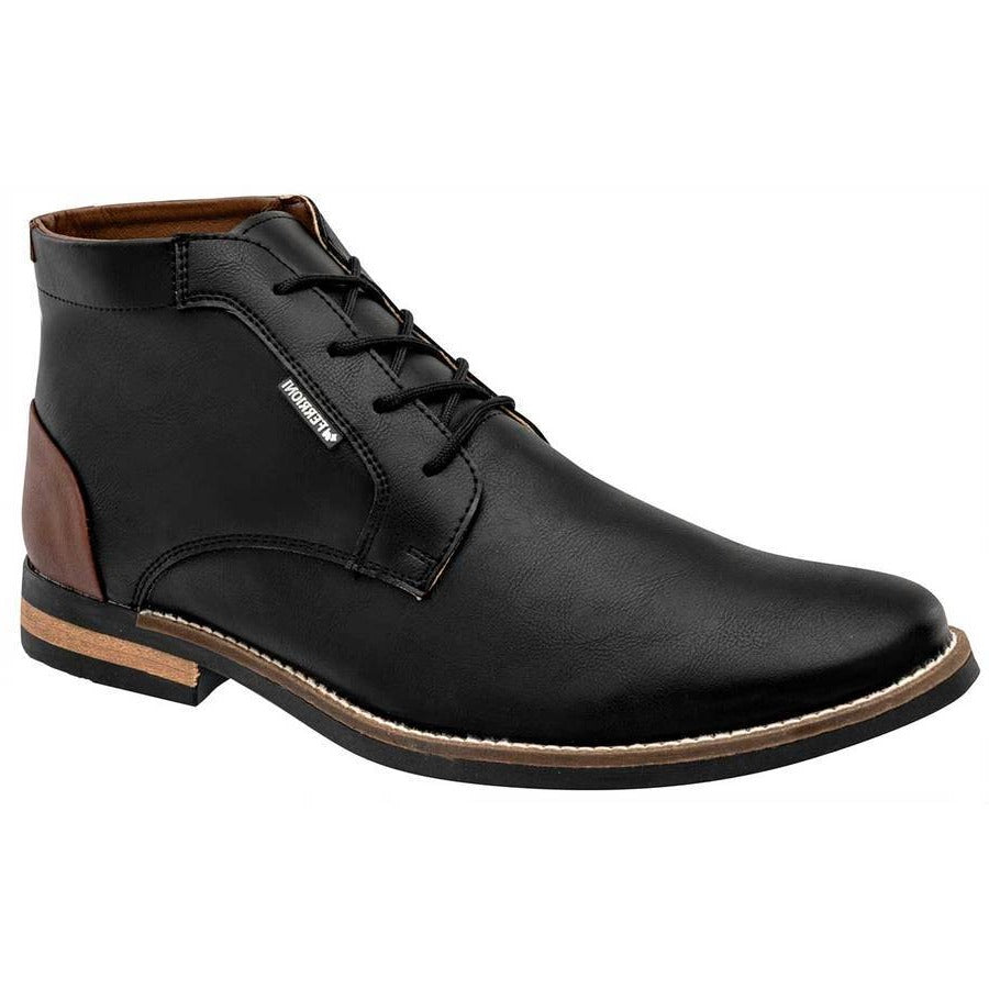 Botas casuales Exterior Piel sintetica Color Negro de Ferrioni