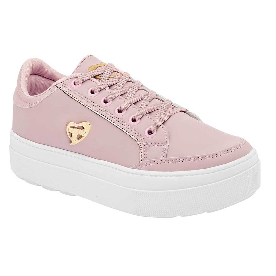 Con cordones Exterior Piel sintetica Color Rosa de RBCOLLECTION