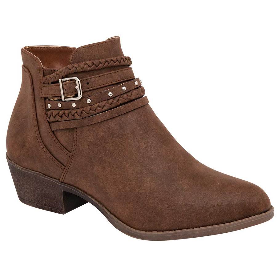 Botas tipo western Exterior Gamuza Sintética Color Camel de RBCOLLECTION