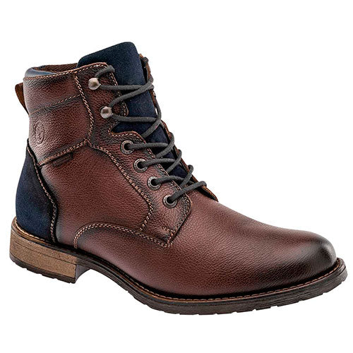 Botas casuales Exterior Piel Color Cafe de Verde Tabaco