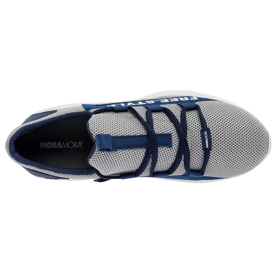 Tenis Exterior Textil Color Gris de Moramora