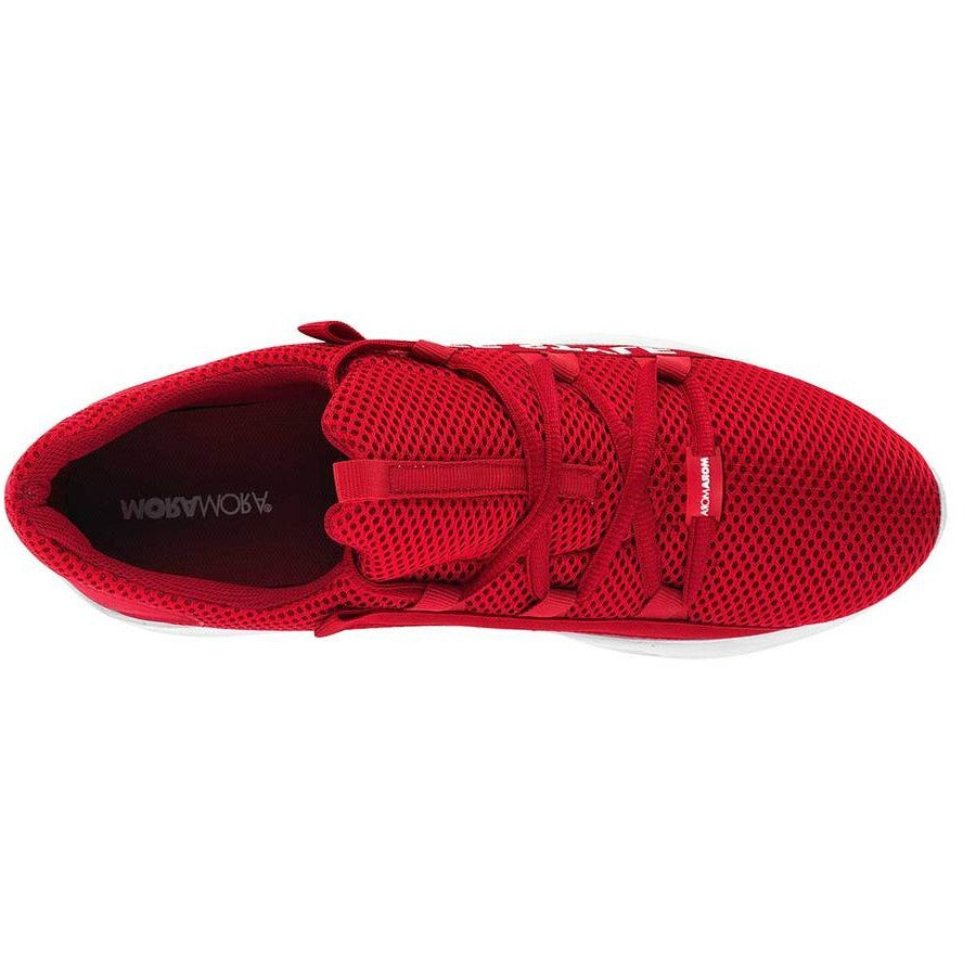 Tenis Exterior Textil Color Rojo de Moramora