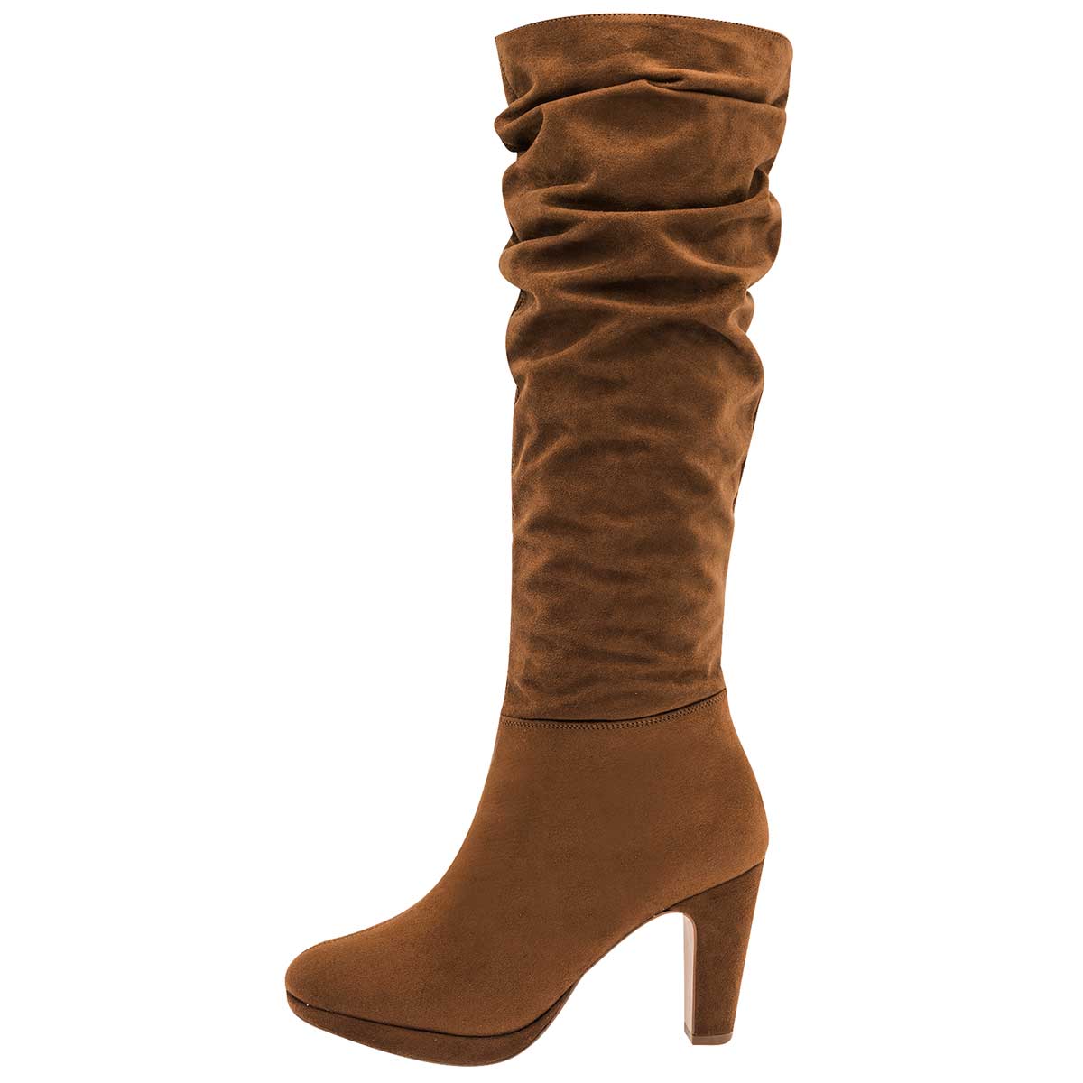 Botas altas Exterior Textil Color Camel Para Mujer De Lady Paulina