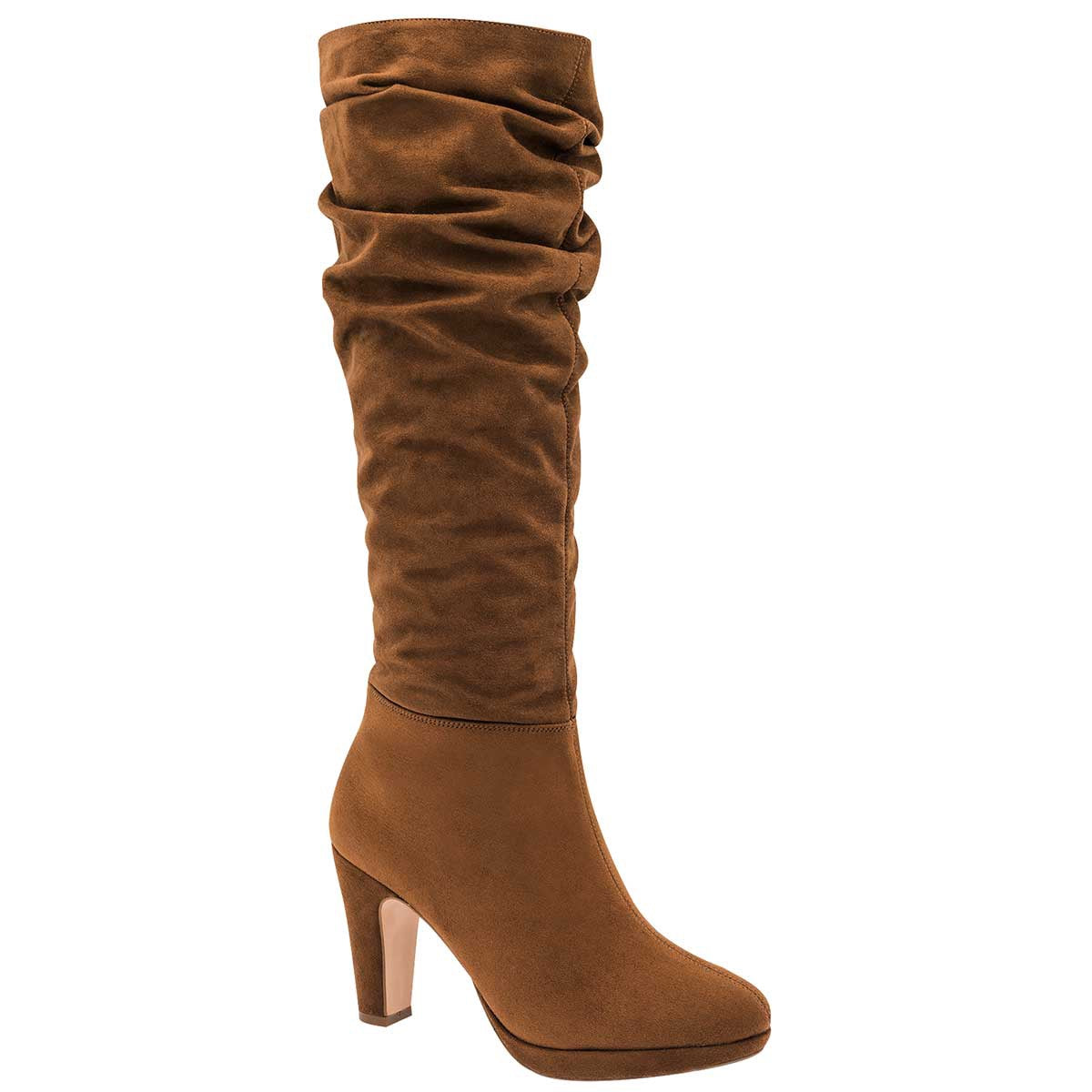 Botas altas Exterior Textil Color Camel Para Mujer De Lady Paulina