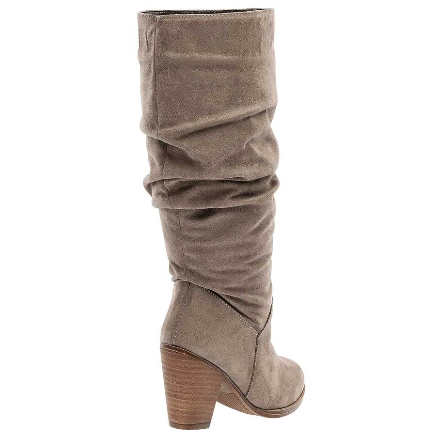 Botas altas Exterior Gamuza Sintética Color Beige de Moramora