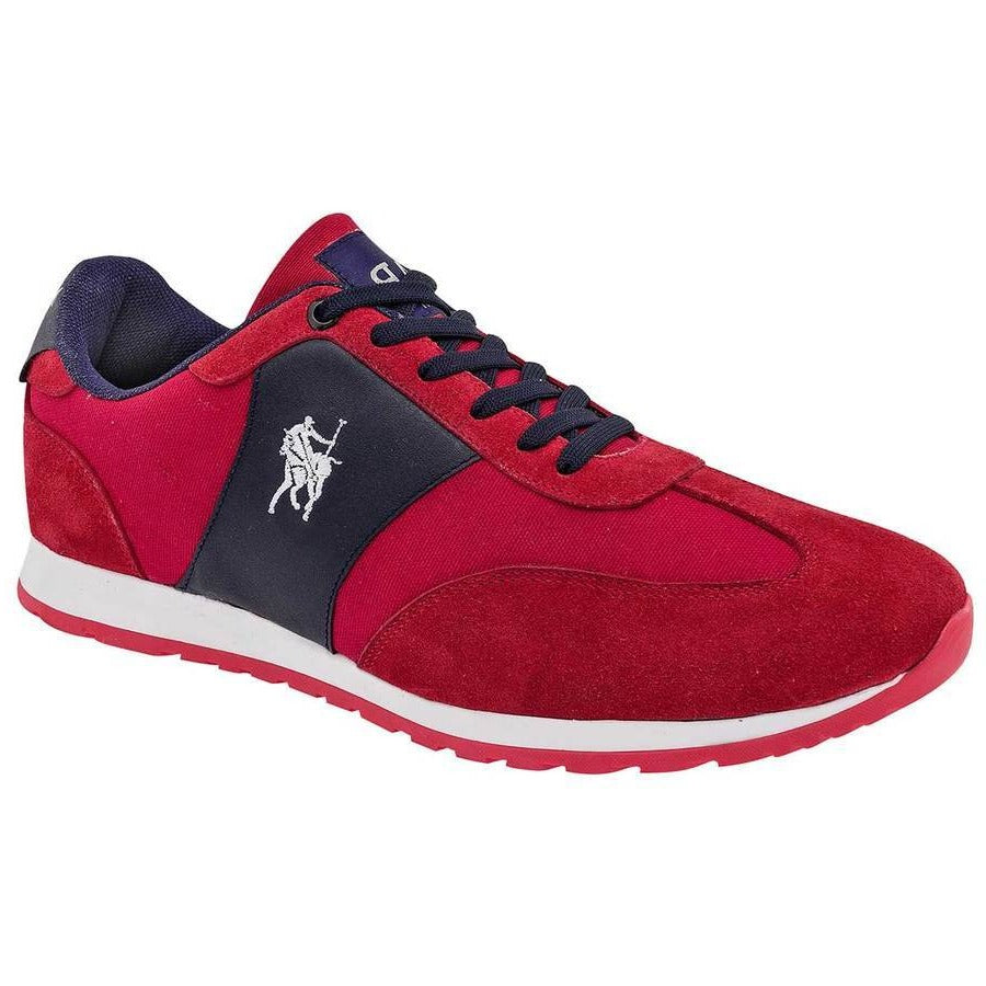 Con cordones Exterior Gamuza Sintetica Color Rojo de American Polo