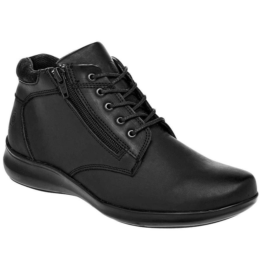 Botas hiking Exterior Piel Sintética Color Negro de Moramora