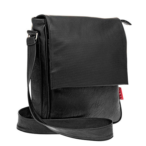 Messenger Exterior Piel sintetico Color Negro de RBCOLLECTION