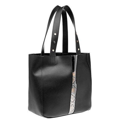 Bolsa Exterior Piel sintetica Color Negro de RBCOLLECTION