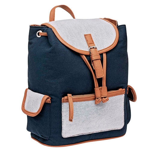 Mochila Exterior Textil Color Azul de RBCOLLECTION