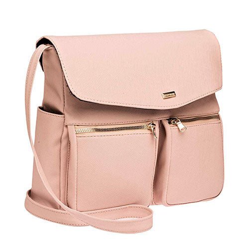 Bolsa Exterior Piel sintetico Color Rosa de Moramora