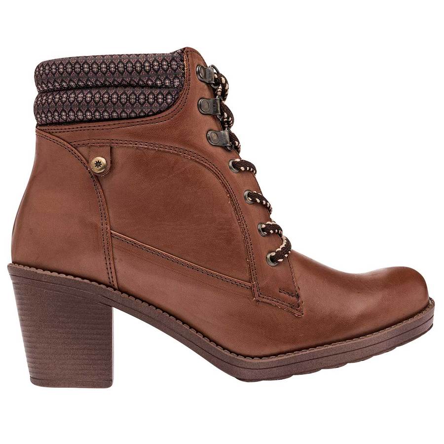 Bota casual Exterior Piel Sintética Color Camel de Moramora