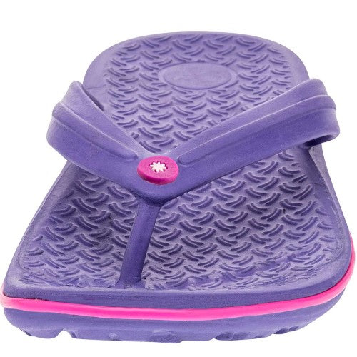 Sandalias de verano Exterior Sintético Color Morado Para Mujer De Moramora