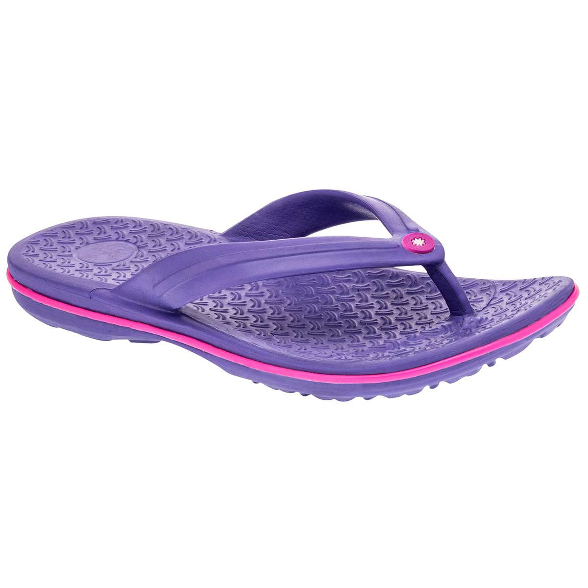 Sandalias de verano Exterior Sintético Color Morado Para Mujer De Moramora