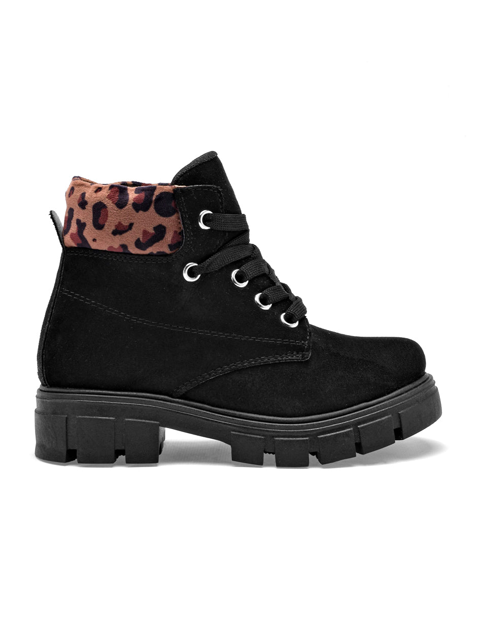 Botas casuales Exterior Textil Color Negro Con Cage Para Mujer De RBBASICS