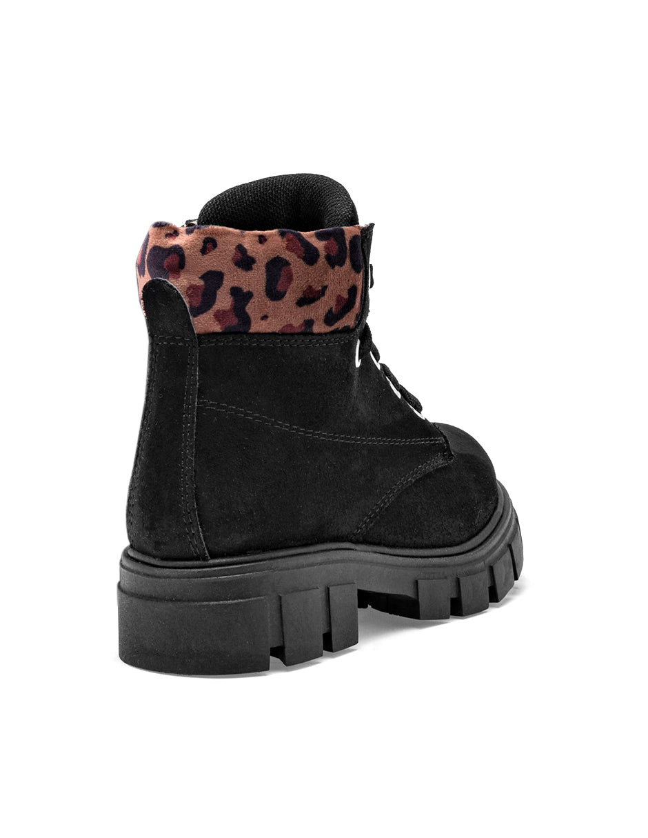 Botas casuales Exterior Textil Color Negro Con Cage Para Mujer De RBBASICS