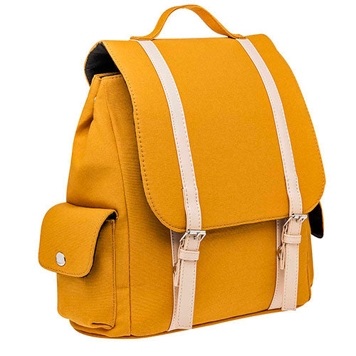 Bolsa Exterior Piel sintetico Color Amarillo de RBCOLLECTION