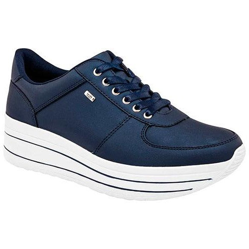 Tenis tipo deportivo Exterior Sintético Color Marino Para Mujer De Flexi