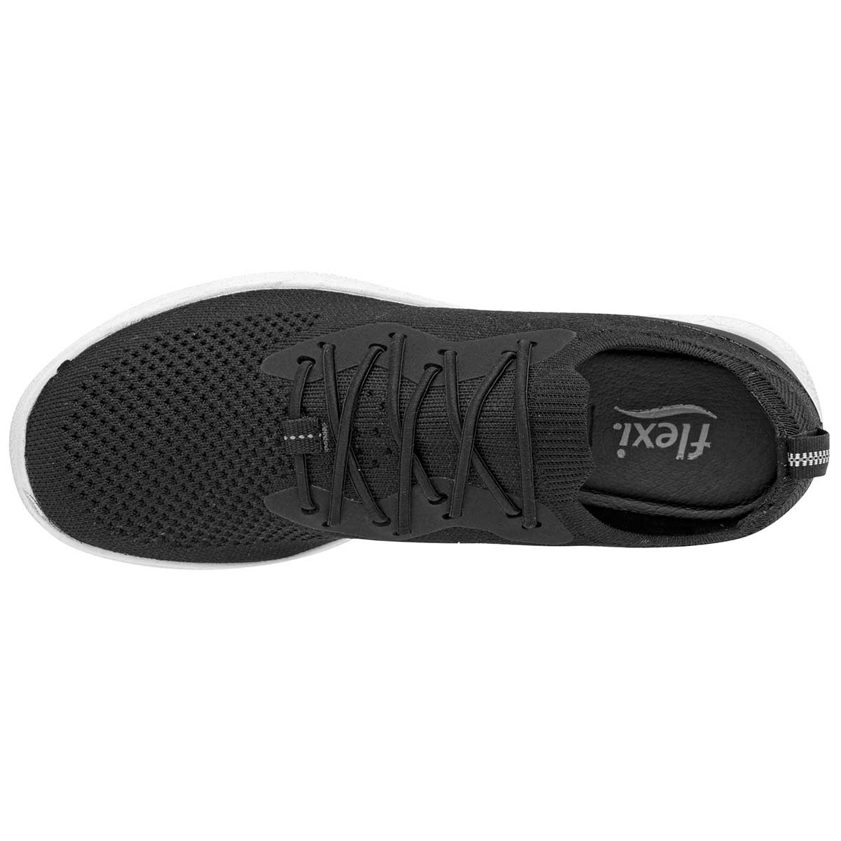 Tenis deportivos Exterior Textil Color Negro Para Mujer De Flexi