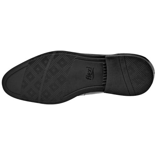 Zapatos De Vestir Exterior Piel genuina Color Negro Para Hombre De Flexi