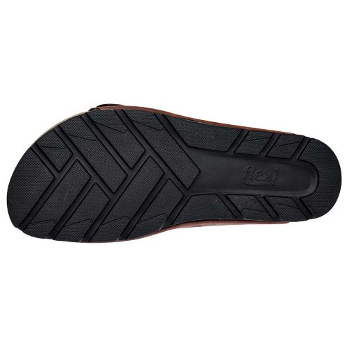 Sandalias Exterior Piel genuina Color Café Para Hombre De Flexi