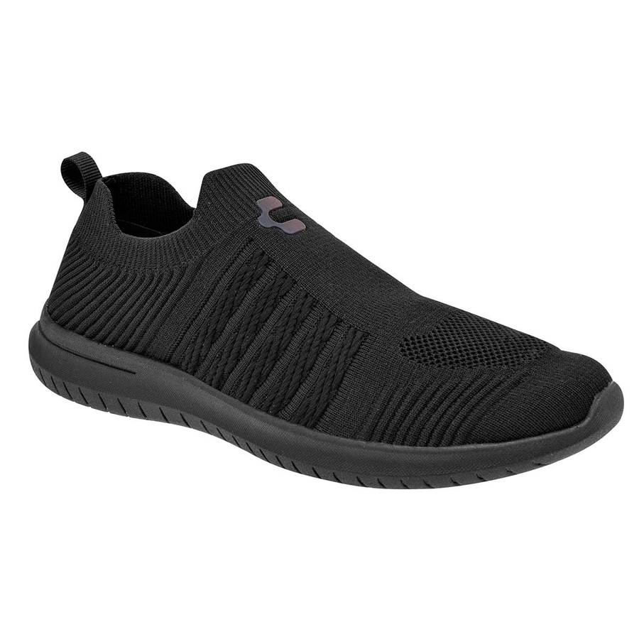 Tenis tipo deportivo Exterior Textil Color Negro Para Mujer De Charly