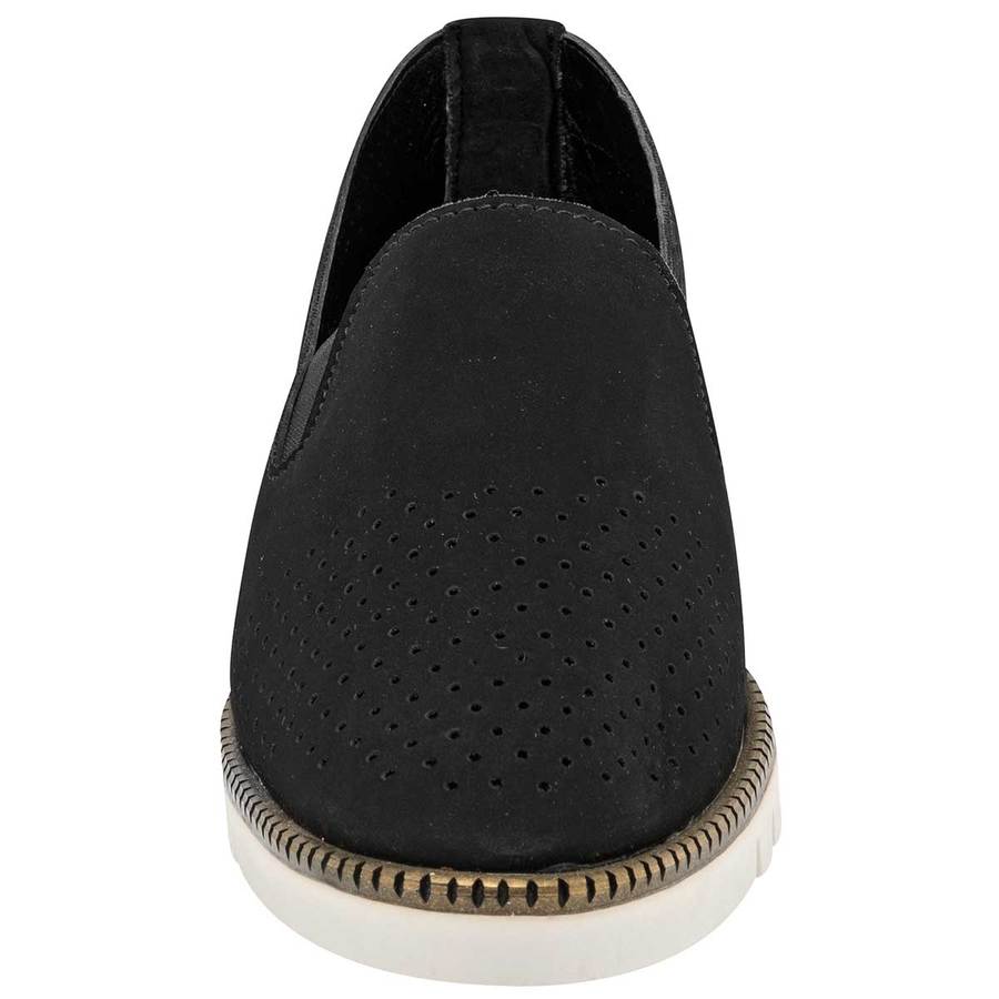 Mocasines Exterior Piel sintética Color Negro Para Mujer De Moramora