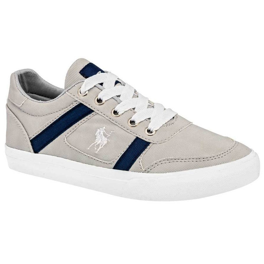 Tenis con cordones Exterior Textil Color Gris Con Marino Para Mujer De American Polo