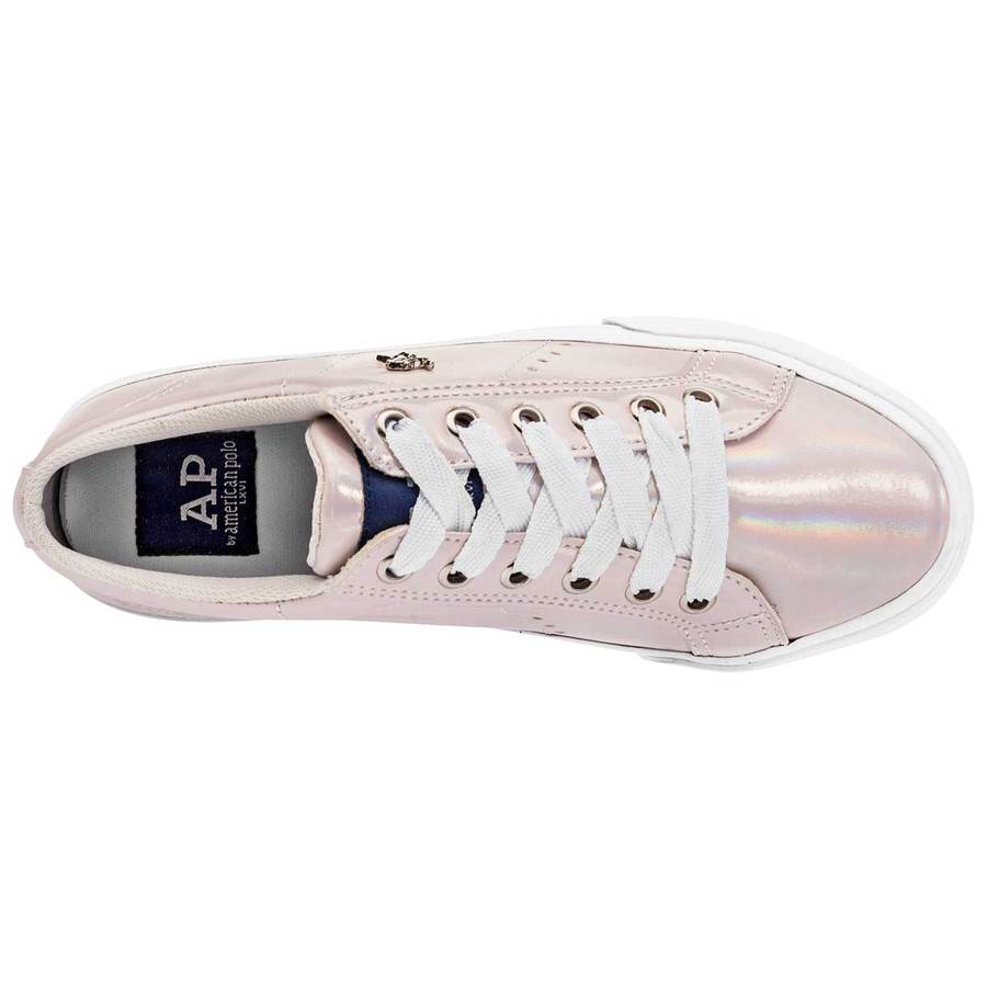 Tenis con cordones Exterior Sintético Color Rosa Para Mujer De American Polo