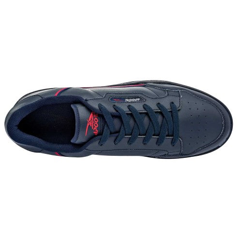 Tenis Exterior Piel genuina Color Marino Para Hombre De Apoort