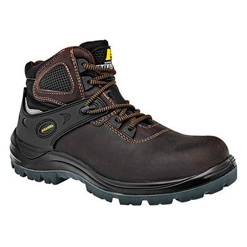 Botas Industriales Exteriorpiel-Textil Color Café Con Negro Para Hombre De Rbcollection