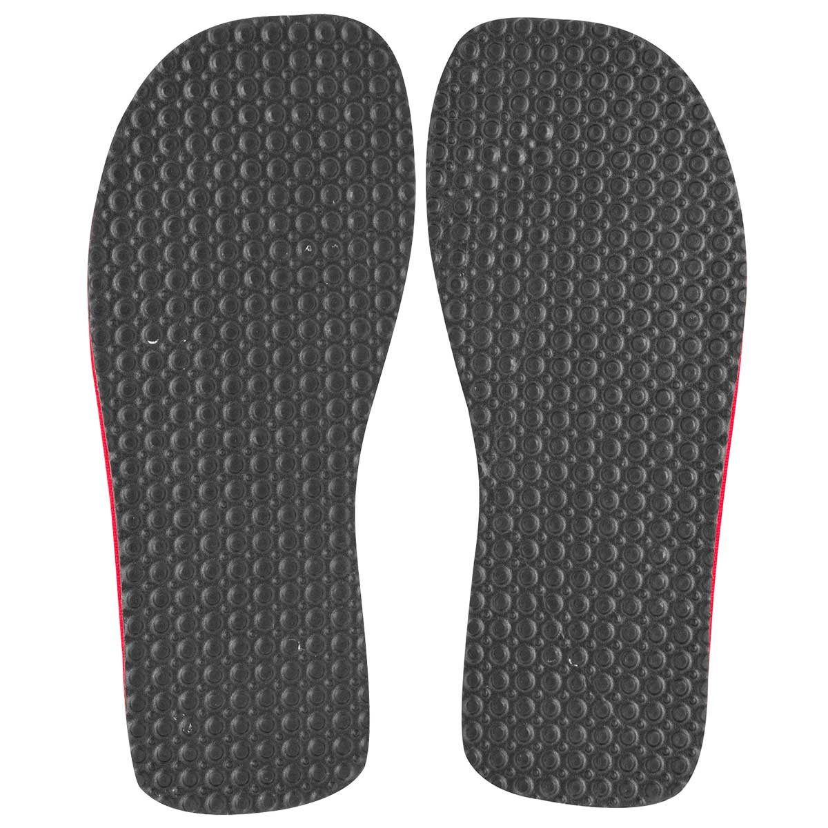 Pantuflas Exterior Textil Color Negro Con Rojo Para Mujer De Arra