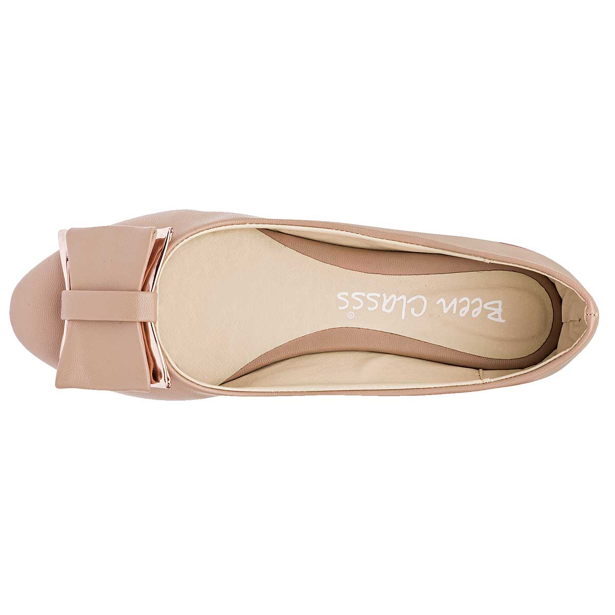 Flats Exterior Piel sintética Color Beige Para Mujer De Been Class