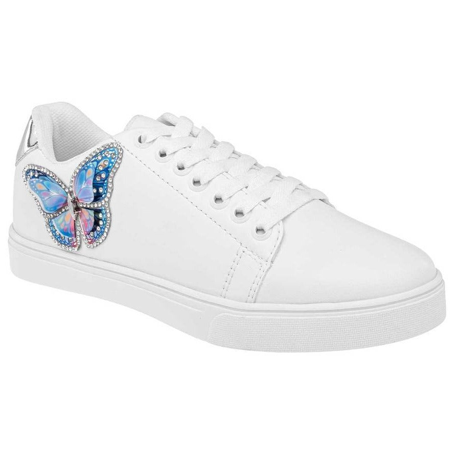 Tenis con cordones Exterior Sintético Color Blanco Con Azul Para Mujer De Been Class