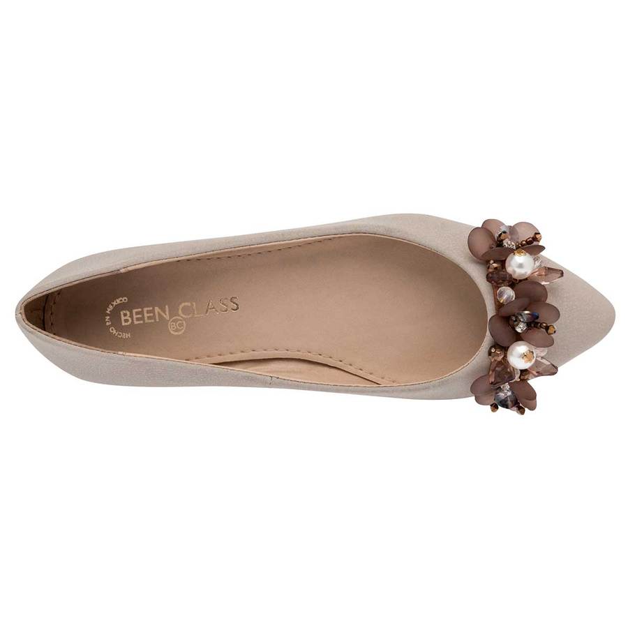 Flats clásicas Exterior Piel sintética Color Beige  Para Mujer De Been Class