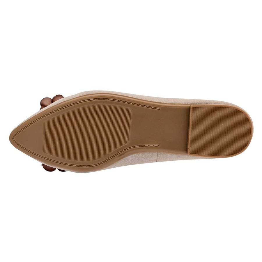 Flats clásicas Exterior Piel sintética Color Beige  Para Mujer De Been Class