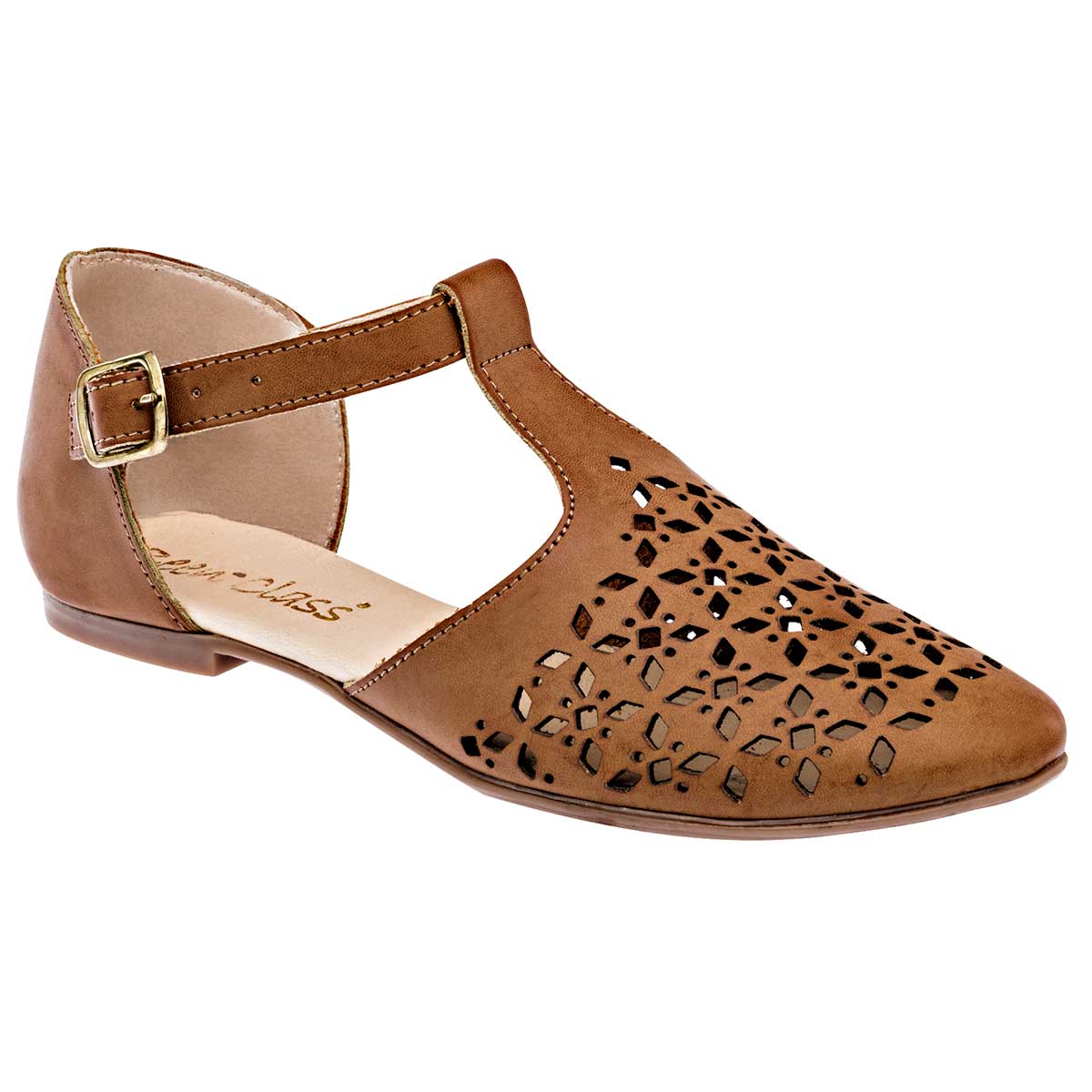 Flats Exterior Piel sintética Color Camel Para Mujer De Been Class