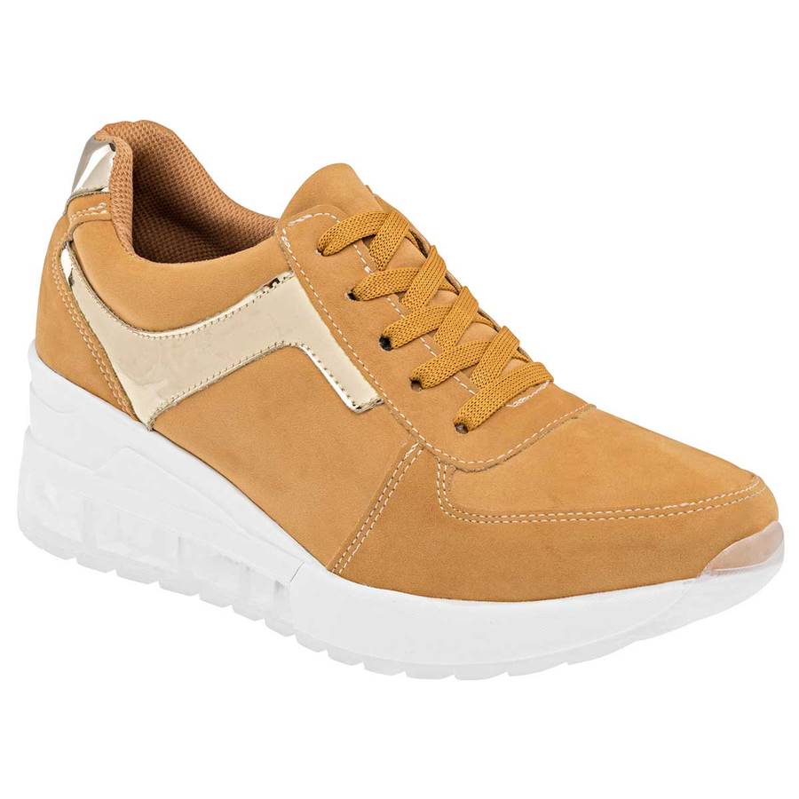 Tenis tipo deportivo Exterior Textil Color Amarillo Para Mujer De Been Class