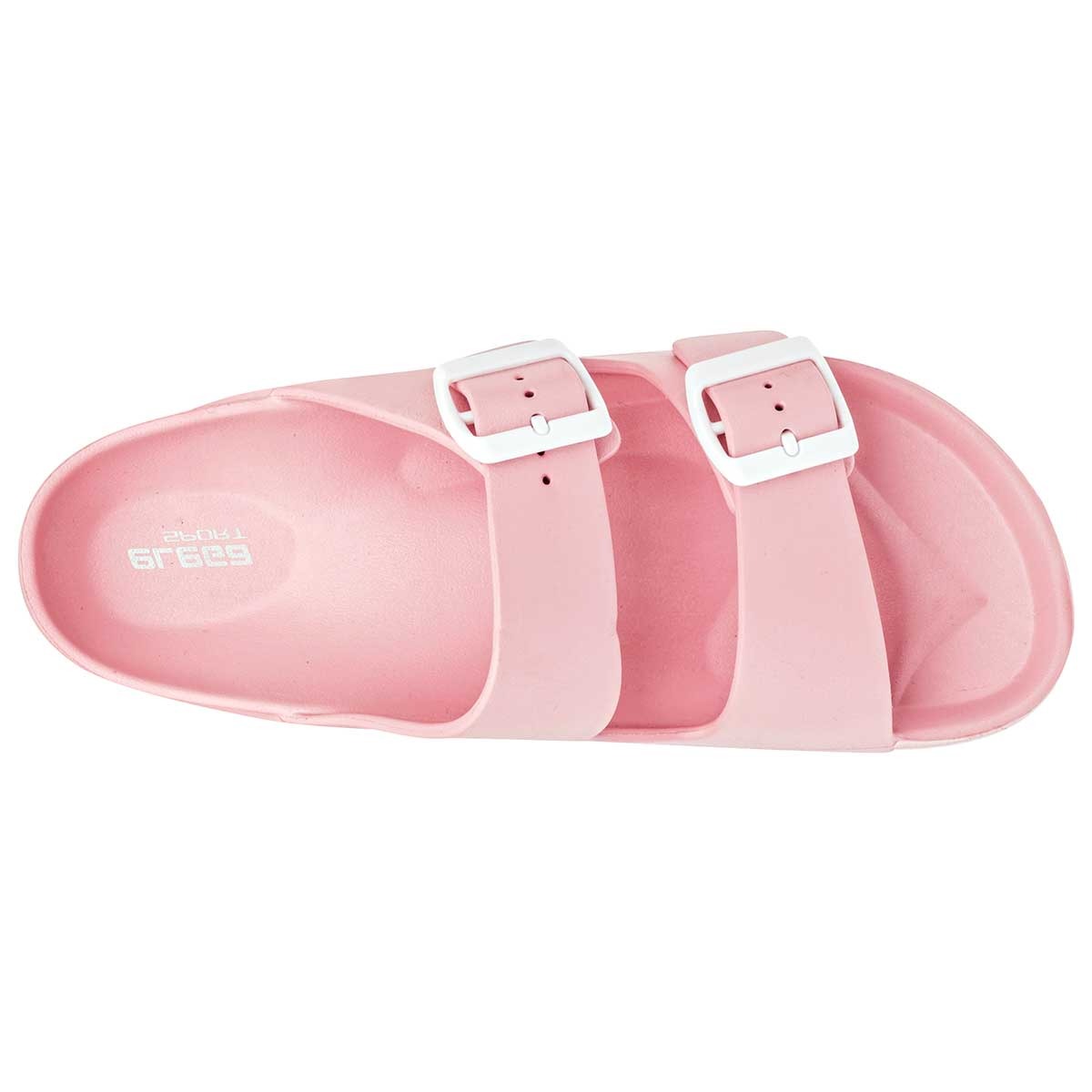 Sandalias de piso Exterior Sintético Color Rosa Para Mujer De Elega