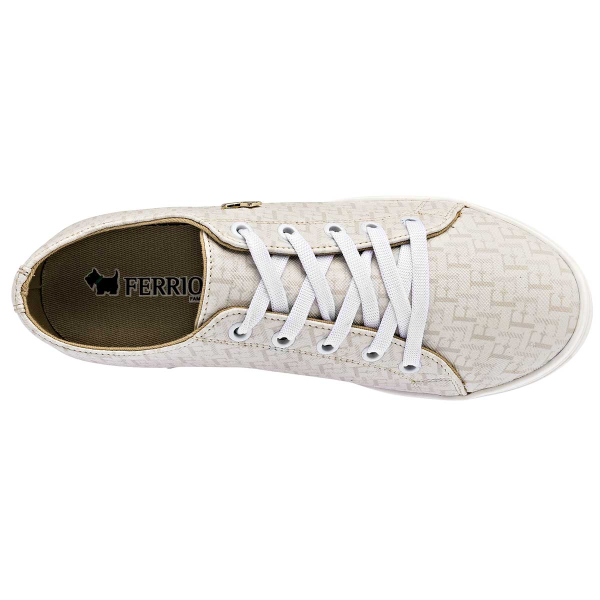 Tenis urbanos Exterior Sintético Color Blanco Para Mujer De Ferrioni