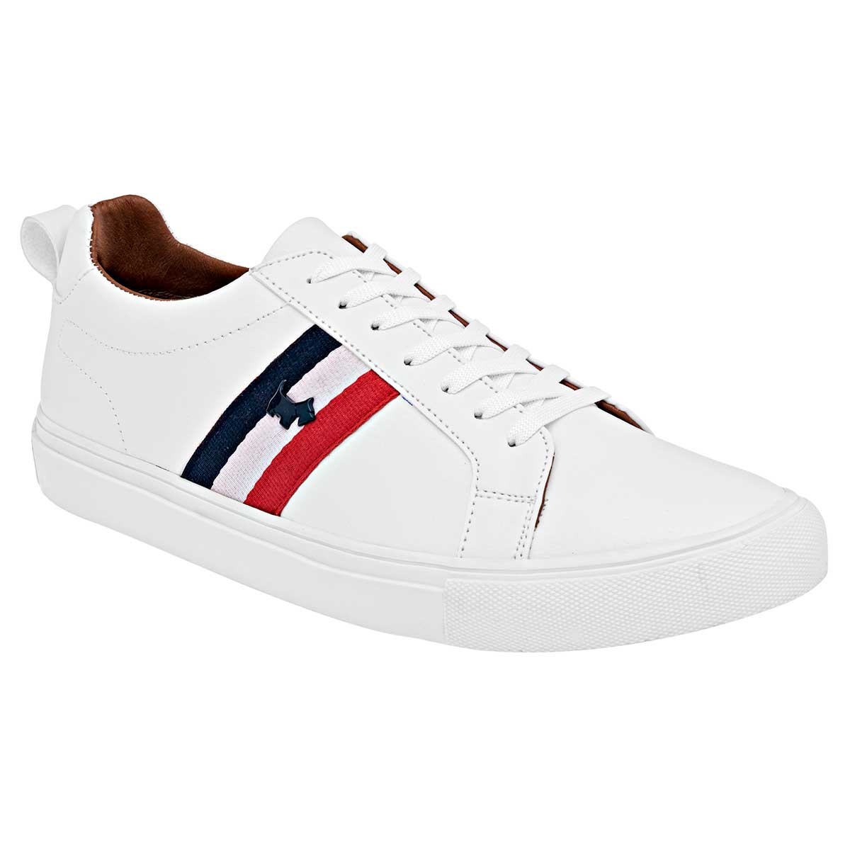 Tenis con cordones Exterior Sintético Color Blanco Con Rojo Para Hombre De Ferrioni